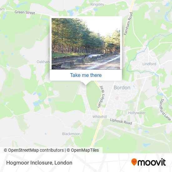 Hogmoor Inclosure map