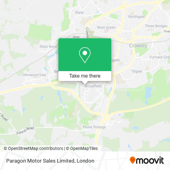 Paragon Motor Sales Limited map