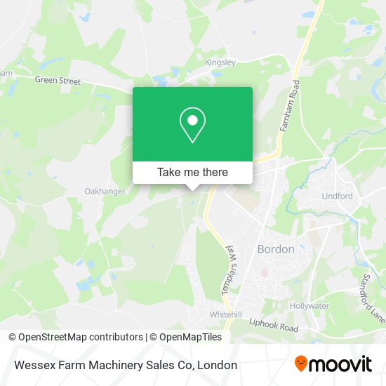 Wessex Farm Machinery Sales Co map