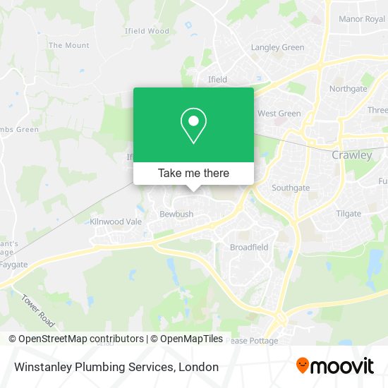 Winstanley Plumbing Services map