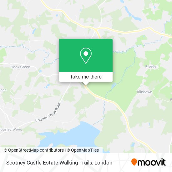 Scotney Castle Estate Walking Trails map