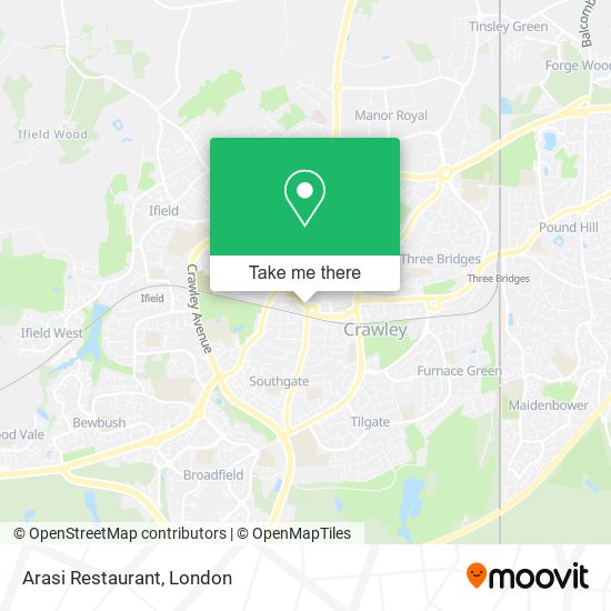 Arasi Restaurant map