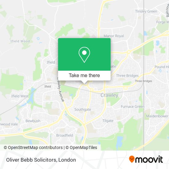 Oliver Bebb Solicitors map