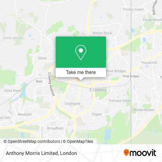 Anthony Morris Limited map