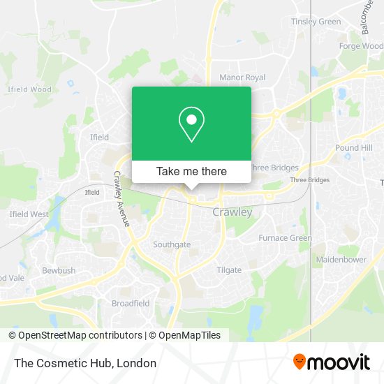 The Cosmetic Hub map