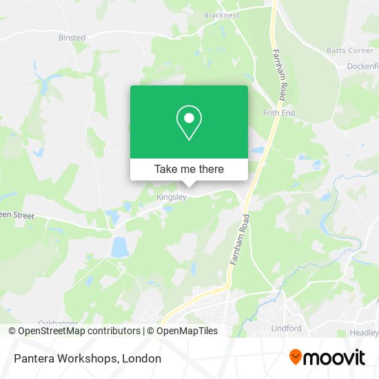 Pantera Workshops map