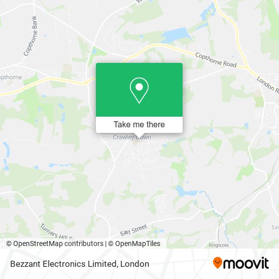 Bezzant Electronics Limited map