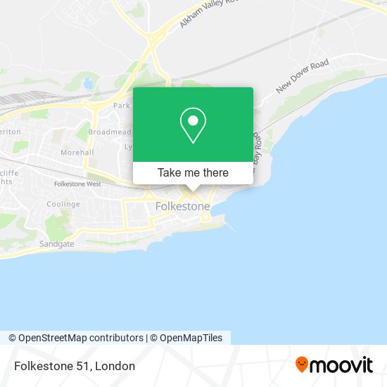 Folkestone 51 map