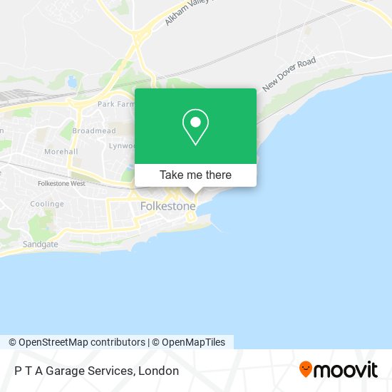 P T A Garage Services map