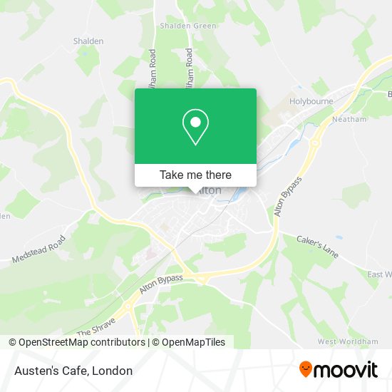 Austen's Cafe map