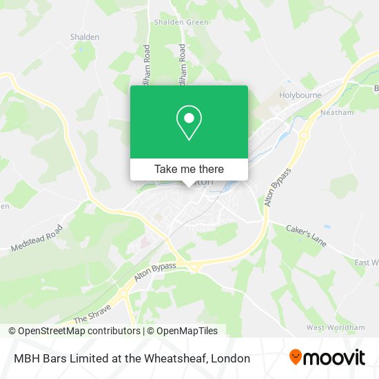 MBH Bars Limited at the Wheatsheaf map