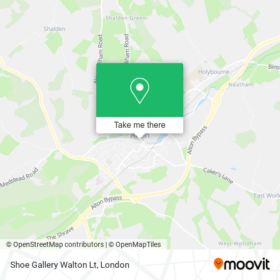 Shoe Gallery Walton Lt map