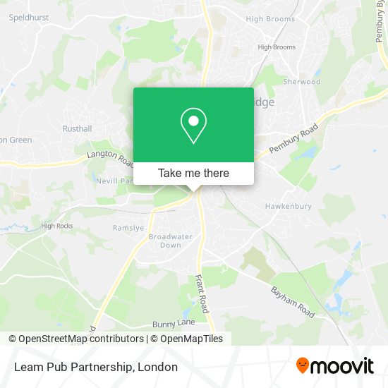 Leam Pub Partnership map