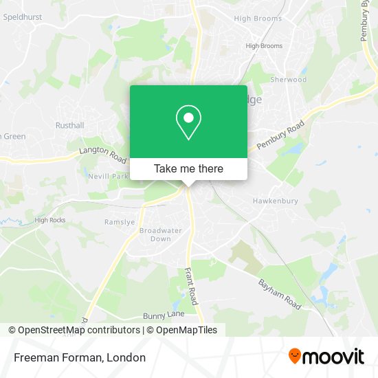 Freeman Forman map
