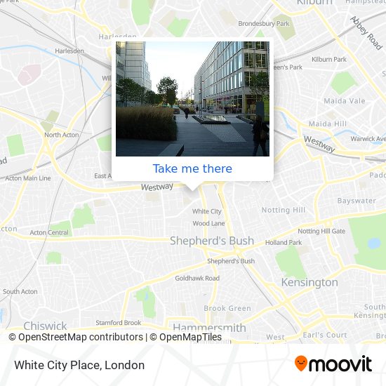 White City Place map