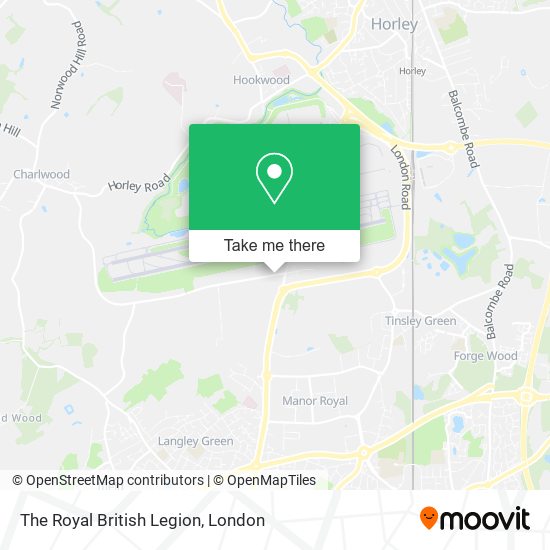The Royal British Legion map