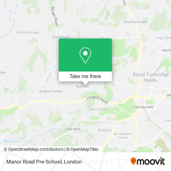 Manor Road Pre-School map