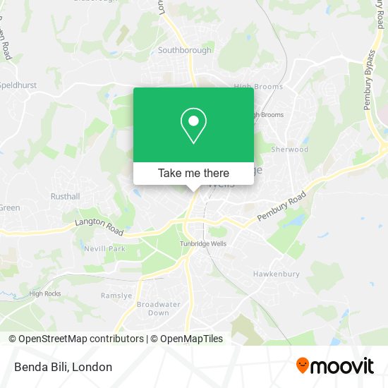 Benda Bili map