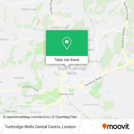 Tunbridge Wells Dental Centre map