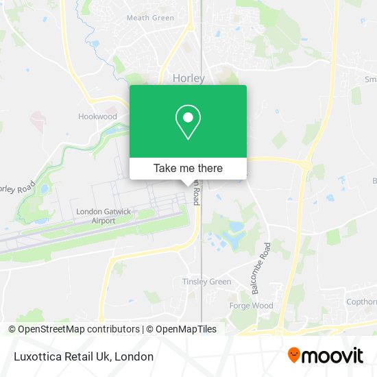 Luxottica Retail Uk map