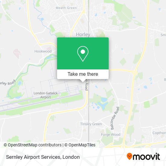 Sernley Airport Services map