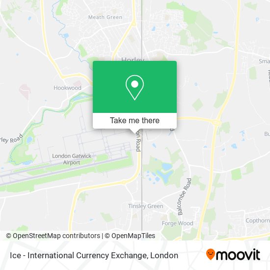 Ice - International Currency Exchange map