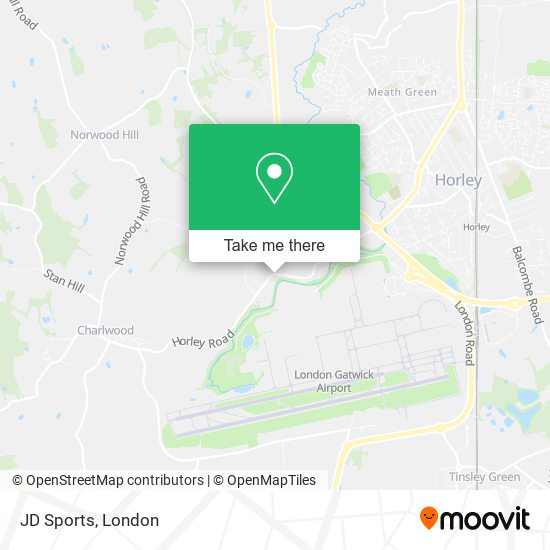 JD Sports map