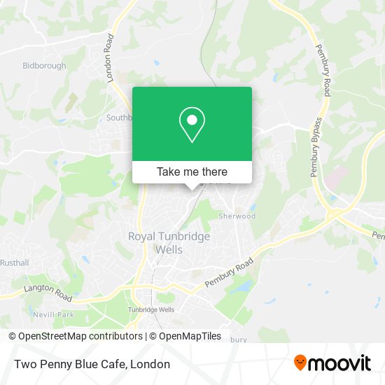 Two Penny Blue Cafe map