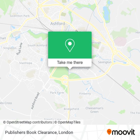 Publishers Book Clearance map