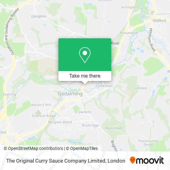 The Original Curry Sauce Company Limited map