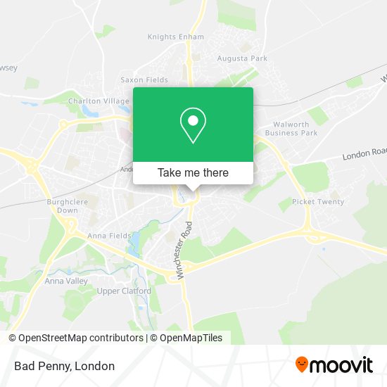 Bad Penny map