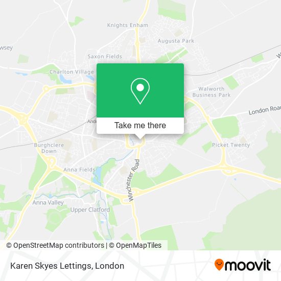 Karen Skyes Lettings map