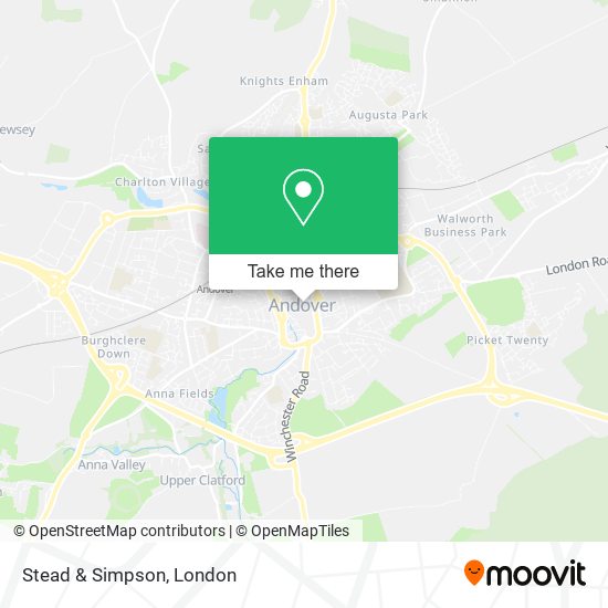 Stead & Simpson map