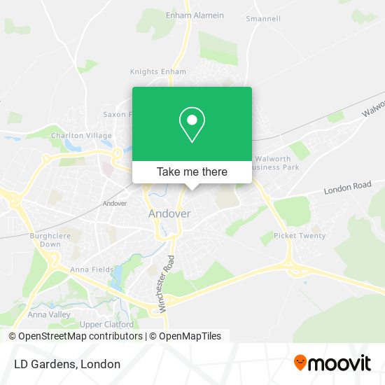 LD Gardens map