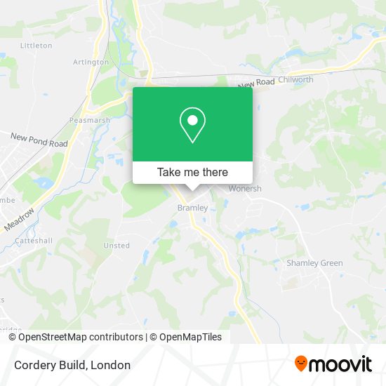 Cordery Build map
