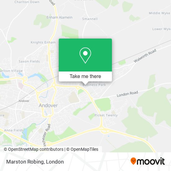 Marston Robing map