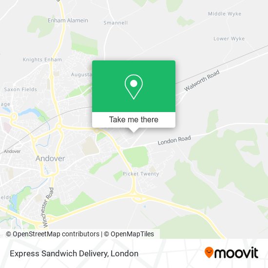 Express Sandwich Delivery map