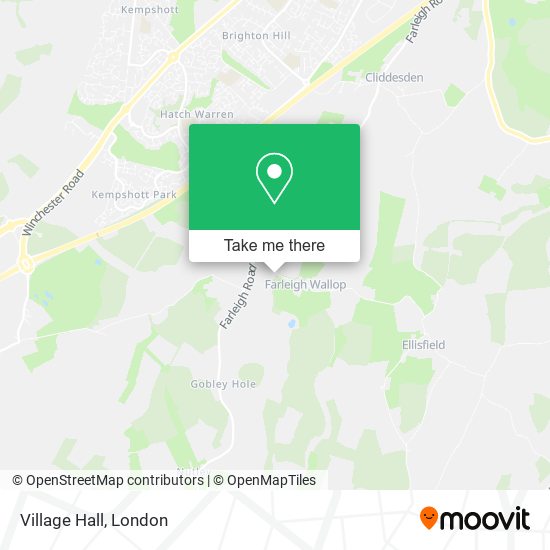 Village Hall map