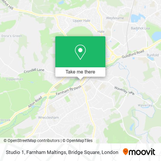 Studio 1, Farnham Maltings, Bridge Square map