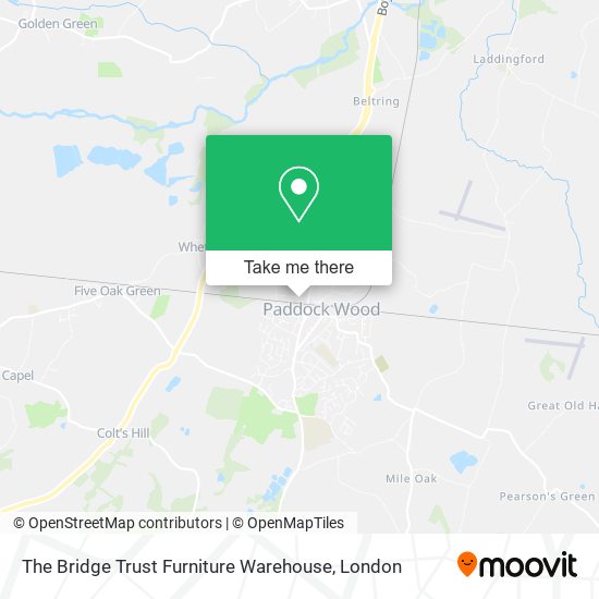 The Bridge Trust Furniture Warehouse map