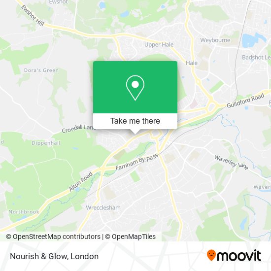 Nourish & Glow map