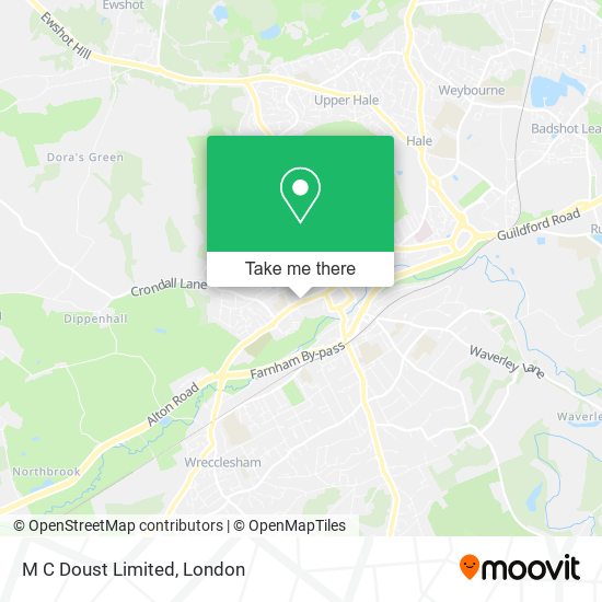 M C Doust Limited map