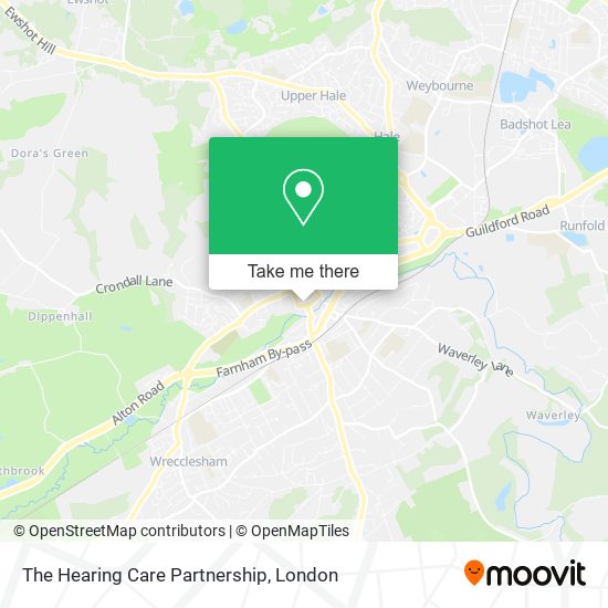 The Hearing Care Partnership map