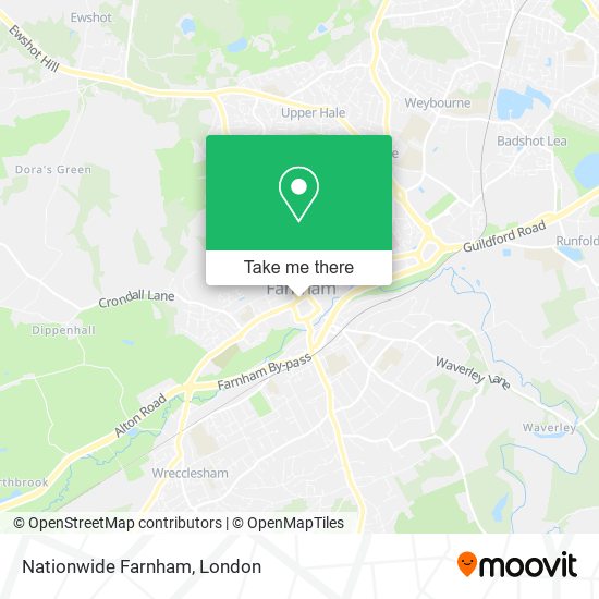 Nationwide Farnham map