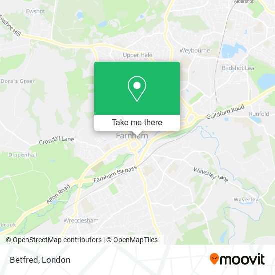 Betfred map