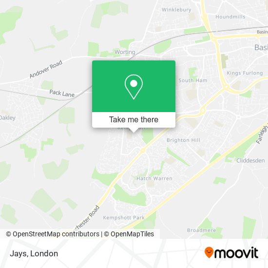 Jays map