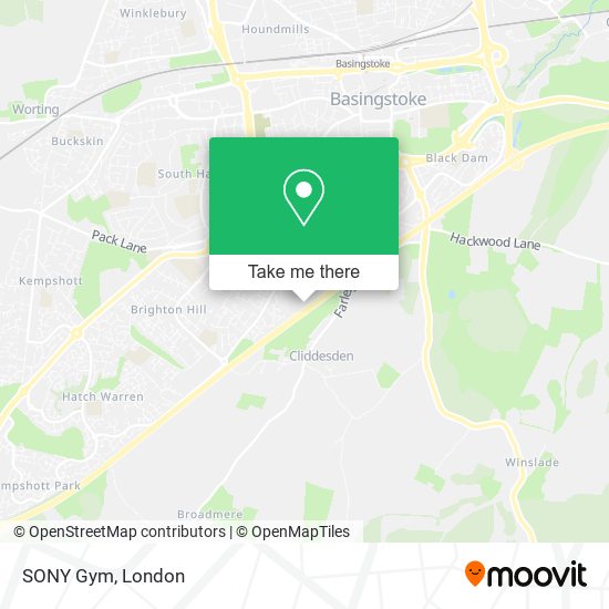 SONY Gym map