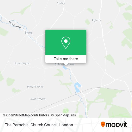 The Parochial Church Council map