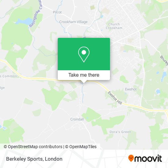 Berkeley Sports map