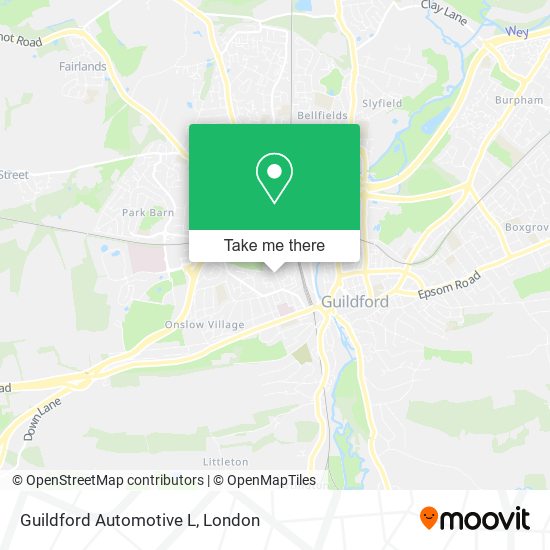 Guildford Automotive L map